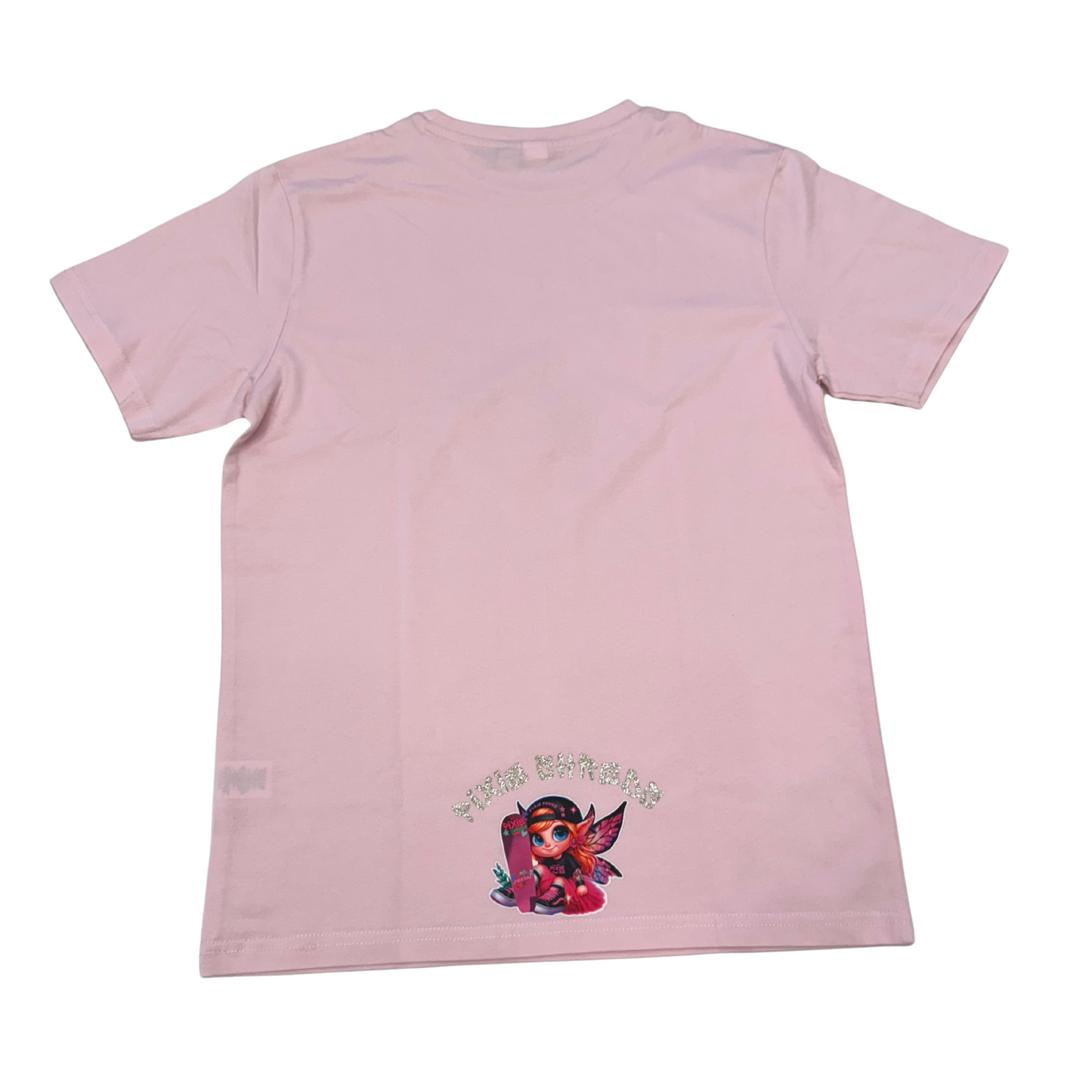 PIXIE SHREDS "SKATER GIRL" Unisex T-Shirt kids with custom hand applied bling