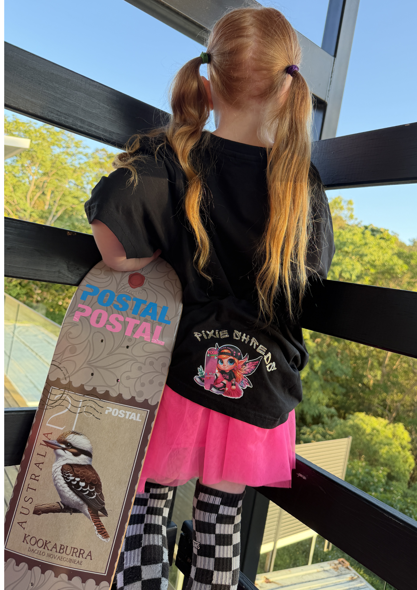 PIXIE SHREDS 'VERT LIFE' Unisex T-Shirt kids with custom hand applied bling